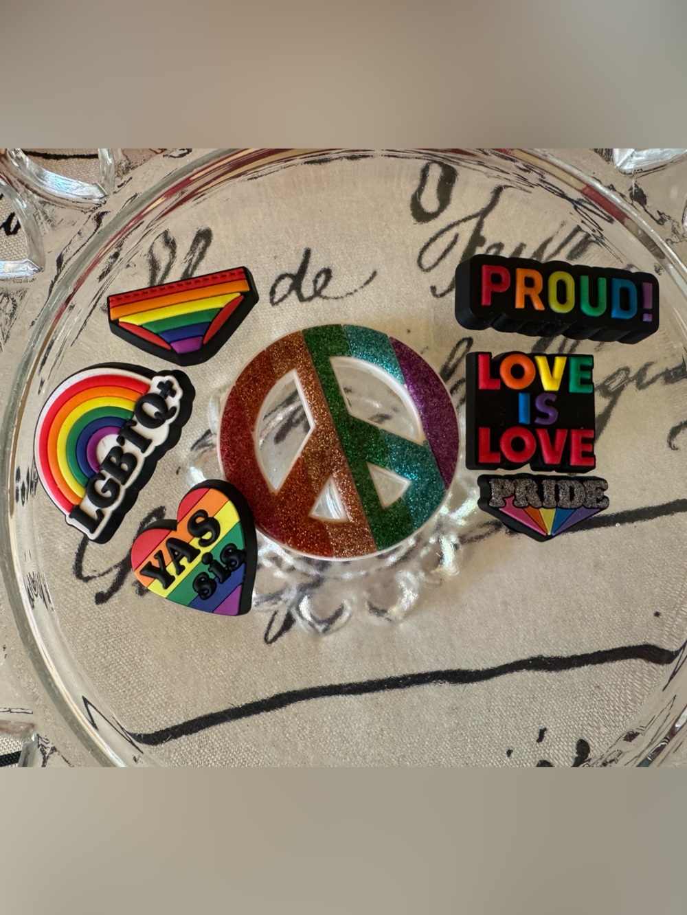 Crocs LGBTQ+ Pride Themed 🌈 Jib-bits - Lot of 7 Unique